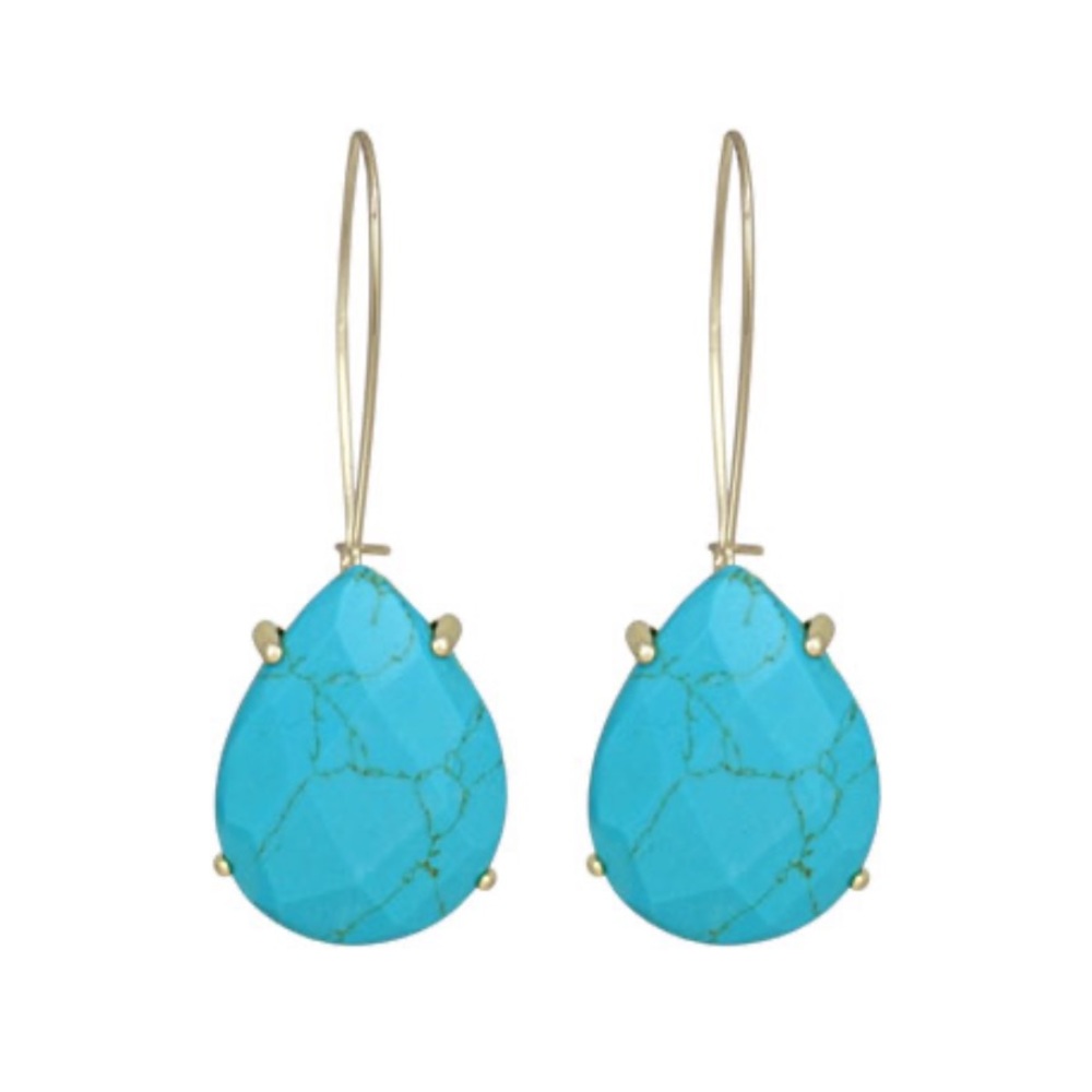 💙Kendra Scott Allison Earrings-Turquoise & Gold💙